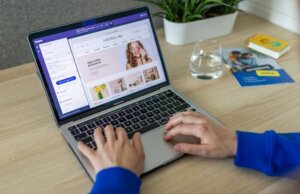 How has e-commerce changed the way businesses operate online? a person typing on a laptop on a table
