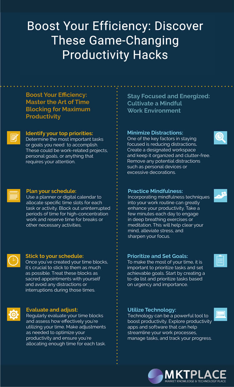 Infographic-Boost Your Efficiency: Discover These Game-Changing Productivity Hacks